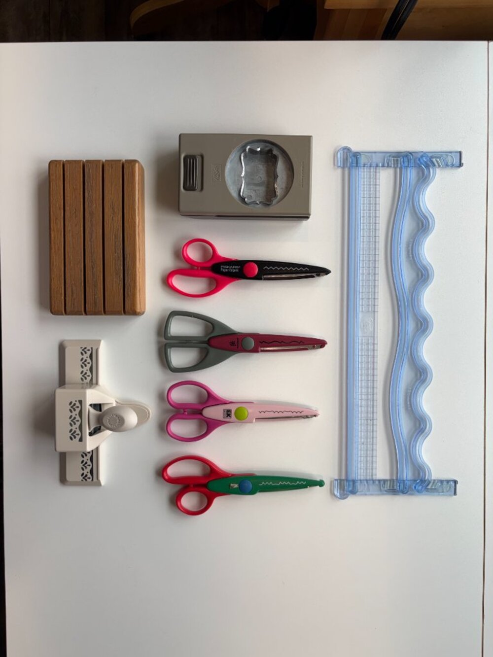 Large Lot of Stamping, Card Making Supplies, Tools, Scissors, Markers, Brads